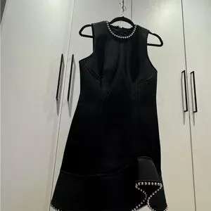 Alexander Wang Dresses Alexander Wang Ball Chain Trim Peplum